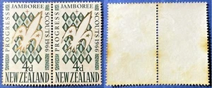 New Zealand 1966 4d Scout Jamboree PAIR Sc-378 MNH OG #Bk13 - US Seller - Picture 1 of 2