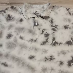 KING SIZE Poloshirt Erwachsene 4XL grau weiß Batik Baumwolle Pullover - Bild 1 von 10