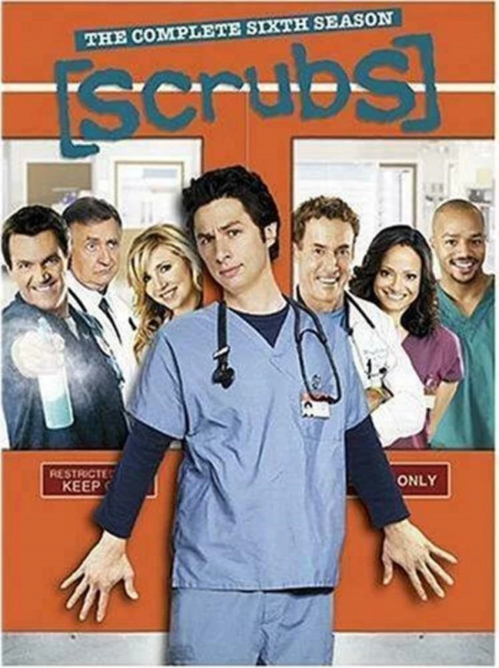 Scrubs : Complete Season 6 DVD (2008) FREE SHIPPING - Image 1 of 1