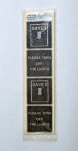Paquete de 10 pegatinas autoadhesivas de pared para negocios de 1-7/8"x 8" - Imagen 1 de 1