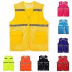 Stay Safe and Visible with Reflective Strip Vest for Men and Women Workwear