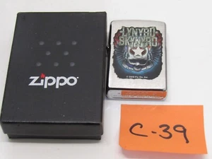 C-39 OLD UNSTRUCK OLD ZIPPO LIGHTER LYNYAD SKYNYRD COLLECTABLE - Picture 1 of 2