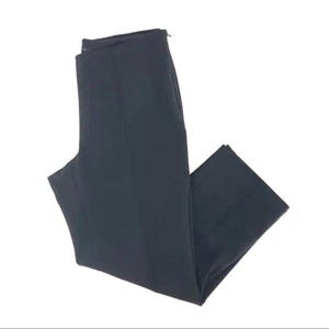 Theory Black Breathable Cropped Pants | Made in USA - Picture 1 of 7