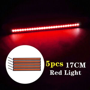New 5* Red 12V LED Strip DRL Daytime Running Lights Fog COB Car Lamp Day Driving - Bild 1 von 7