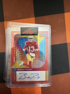 2023 Leaf Vivid Brock Purdy Auto 1/1 PRE-PRODUCTION PROOF