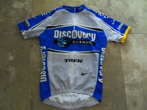 MAILLOT NIKE CYCLISME VELO VINTAGE EQUIPE DISCOVERY CHANNEL 2005 - Imagen 1 de 4