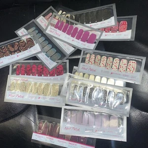 INCOCO Nail Art Applique Wraps Strips Made 100% Real Polish RANDOM PACK SENT - Picture 1 of 6