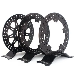 Black Front & Rear 11.8" Brake Rotors for Harley Dyna Low Rider FXDL FXDLS 14-17 - Bild 1 von 8
