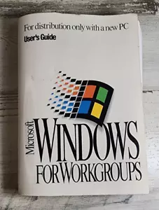 Microsoft Windows for WorkGroups Users Guide BOOK ONLY - Picture 1 of 7
