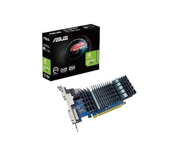 ASUS SCHEDA VIDEO NVIDIA GEFORCE GT710 2 GB DDR3 / HDMI / VGA / DVI-D W11 NUOVA