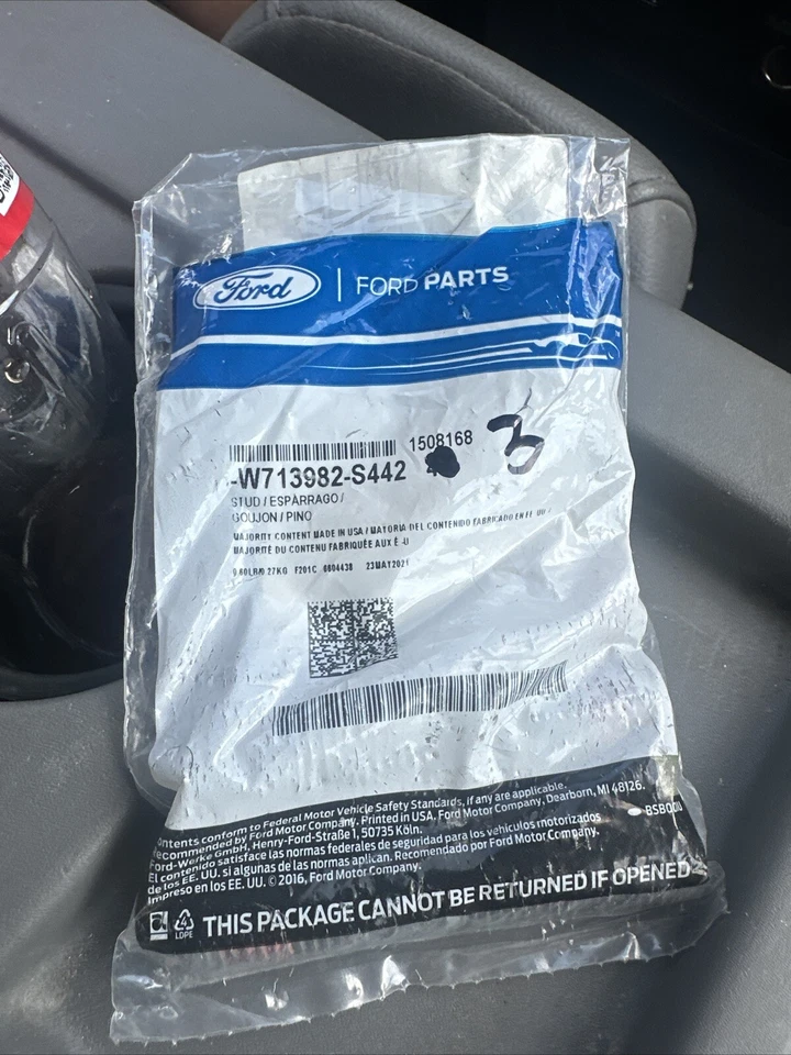 FORD OEM 13-20 Borde Motor Trans Montaje-Perno de Montaje Superior W713982S442 (3) Tacos Foto 1 de 1