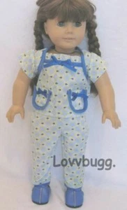 Pajamas w Slippers Repro for American Girl 18 Molly Doll Clothes FREESHIP ADDS! - Picture 1 of 11