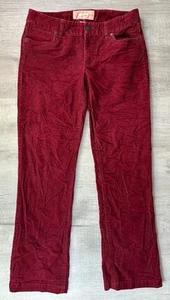 J Crew Boot Cut Corduroy Pants Red VTG Y2K Women’s Size 6S (Actual 30X28.5) - Picture 1 of 16