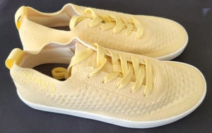 SUAVS Zilker Yellow Knit Sneakers Women Size 8.5 Men 6.5 - Picture 1 of 8