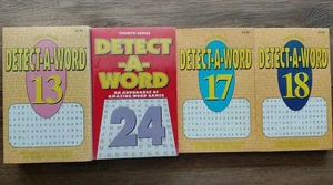 Detect-A-Word Search Puzzle Bücher # 13 14 15 17 18 22 23 24 Lot 8 BUN5 - Bild 1 von 2