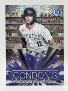 2025 Bowman Chrome Hobby Stars Mini-Diamond Refractor Charlie Condon RC 138/150 - Picture 1 of 2