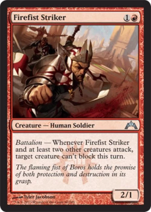 Firefist Striker -Foil Medium Play MTG Gatecrash - Image 1 of 1