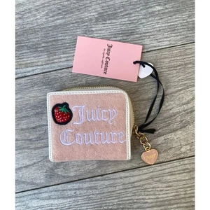 Juicy Couture | Astuccio Porta Carte Fragola Rosa con Charm Cuore - Foto 1 di 5