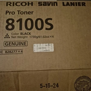 Toner Ricoh Savin Lanier Pro 8100s 828277 czarny 3 wkłady - Zdjęcie 1 z 7