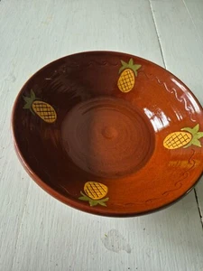 2007 Redwood Ranch Pottery Pineapple Bowl - Picture 1 of 4