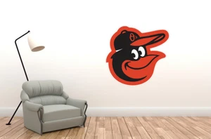 Wall Decal Baltimore Orioles Logo - MLB Decor Vinyl Art Mural Sport Sticker - Picture 1 of 2
