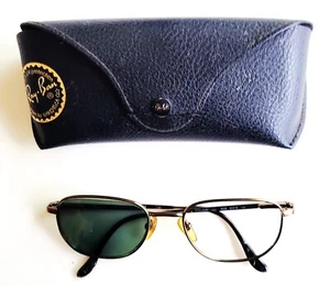 LUXOTTICA TITANIUM EYEGLASSES FRAME 51-19-145 WITH CASE - Picture 1 of 9