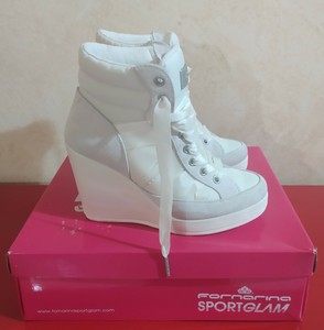 fornarina scarpe con zeppa