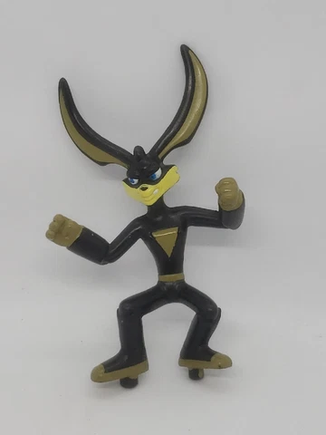 MEGA RARE Loonatics Unleashed Ace Bunny 3.5” Figure Toy Hardee’s 2007 Cover