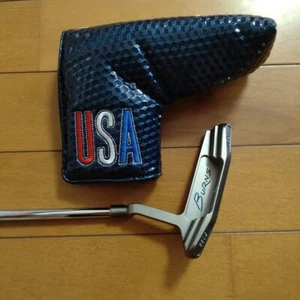 KEVIN BURNS Putter Steel w/Head Cover - Picture 1 of 10