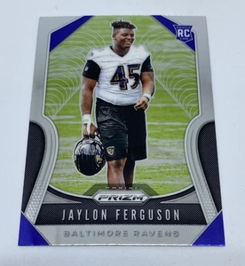 2019 PRIZM JAYLON FERGUSON ROOKIE Base RC #379 Baltimore Ravens - Picture 1 of 2
