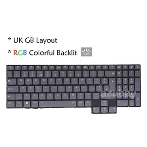Teclado para portátil del Reino Unido para Lenovo Legion 7-16ACHg6 / 7-16ITHg6, RGB colorido retroiluminado - Imagen 1 de 5