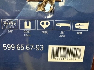 Husqvarna Teil # 599656793 Lichtleiste - schwarz/silber - Bild 1 von 3