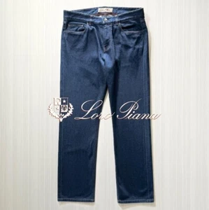 Loro Piana Jeans Denim Indigo Cotton Italy Size 34 - Picture 1 of 10