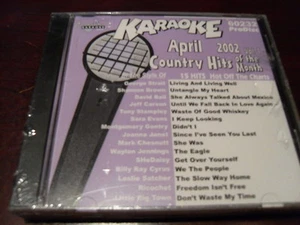 CHARTBUSTER PRODISC KARAOKE 60232 APRIL 2002 COUNTRY HITS CD+G 15 SONGS - Picture 1 of 1
