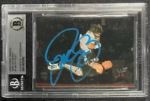MANKIND MICK FOLEY SIGNED 2000 COMIC IMAGES NO MERCY #1 CARD BECKETT 692 - Picture 1 of 2