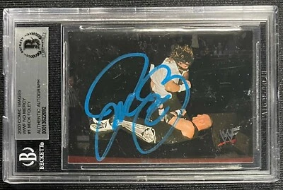MANKIND MICK FOLEY SIGNED 2000 COMIC IMAGES NO MERCY #1 CARD BECKETT 692 - Image 1 of 2