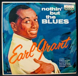 EARL GRANT-Nothin' But The Blues-Rare Pink Label Promo Album-DECCA #DL 8916 - Picture 1 of 3