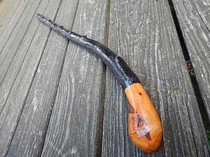 ANTIQUE IRISH SHILELAGH CANE/WALKING STICK 23 1/2 INCHES LONG USA SALE  - Picture 1 of 6