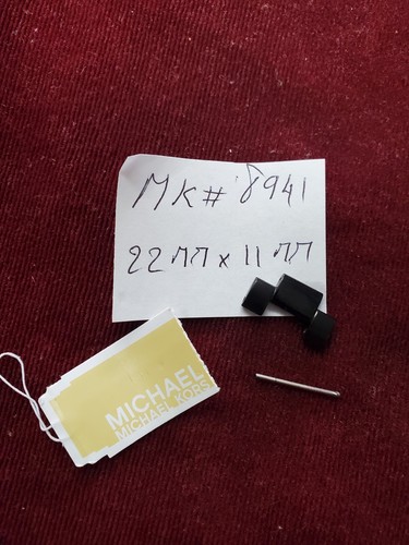 1 Orologio Michael Kors LINK 22 MM x 11 mm BLK per MK 8941 E ALTRI MODELLI