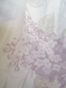 Laura Ashley Portland curtains lilac amethyst 50"d x 54"w - Picture 1 of 7