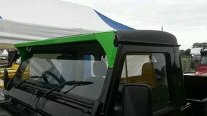 DEFENDER SUN VISOR EXTERNAL ROOF PEAK original product ALUMINIUM - Picture 1 of 10