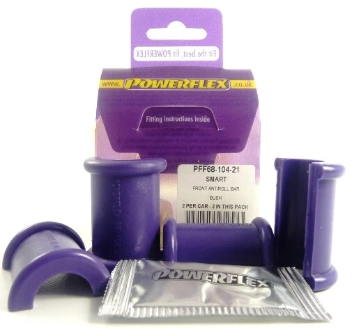 Powerflex Überrollbügelbuchse vorne 21 mm Smart forTwo 450 451 452 PFF68-104-21 - Bild 1 von 1