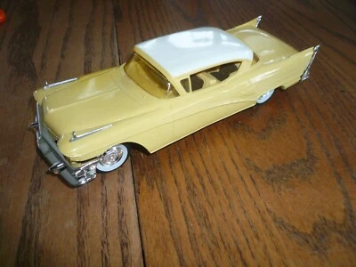1958 Buick Roadmaster 2 Dr Hardtop DEALER PROMO FICTION CAR - Yellow/White - Image 1 of 4