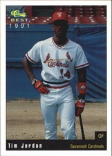 1991 Savannah Cardinals Classic/Best #26 Tim Jordan