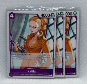 [3x] Kalifa Playset - OP03-060 - One Piece TCG - Purples Card NM - Picture 1 of 2