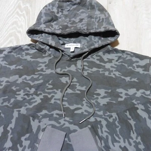 PETER MILLAR Mens M MEDIUM LAVA WASH HOODIE CAMO GALE GREY PULLOVER SWEATSHIRT - Picture 1 of 12