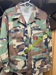 ARMY 1900S Men’s combat SHIRT -Woodland Medium Short - Picture 1 of 4