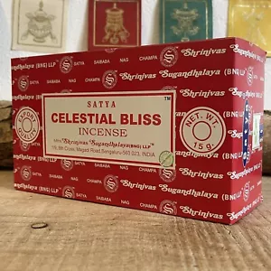 Satya Celestial Bliss Räucherstäbchen 12x 15gm Box (Karton) - Bild 1 von 1