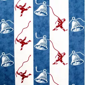 Moda Libertyville Let Freedom Ring Bell Stripe Terry Clothier Thompson BTHY Half - Picture 1 of 4