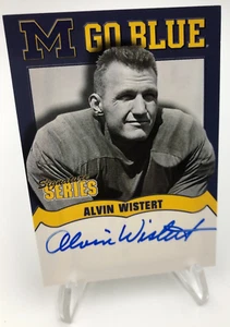 TK Legacy ALVIN WISTERT AUTO Signed M GO BLUE MGB13 Card MICHIGAN WOLVERINES - Picture 1 of 7